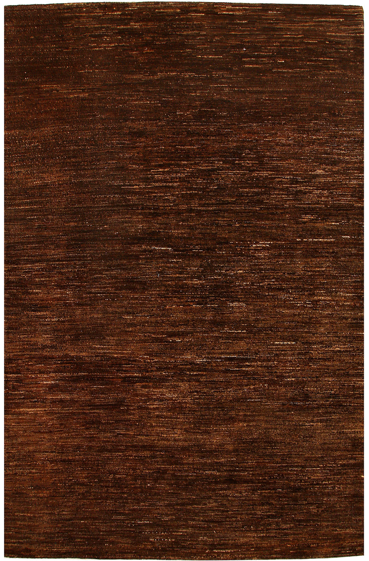 Saddle Brown Gabbeh 5' 6 x 8' 2 - No. 55683 - ALRUG Rug Store