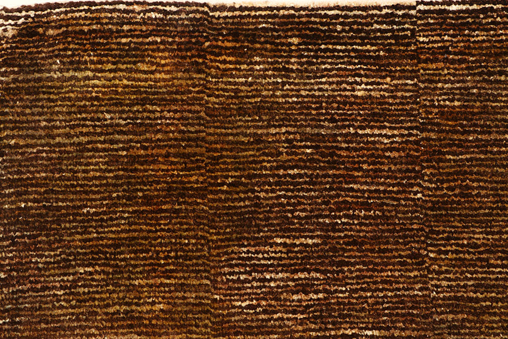 Saddle Brown Gabbeh 5' 5 x 8' - No. 55684 - ALRUG Rug Store