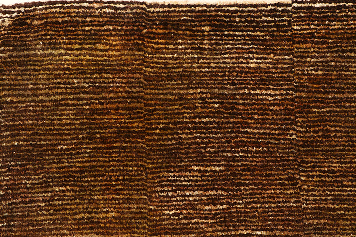 Saddle Brown Gabbeh 5' 5 x 8' - No. 55684 - ALRUG Rug Store