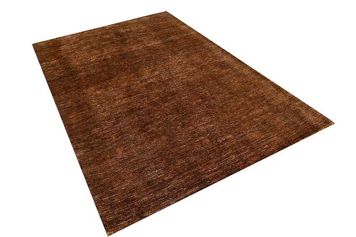 Saddle Brown Gabbeh 5' 5 x 8' - No. 55684 - ALRUG Rug Store