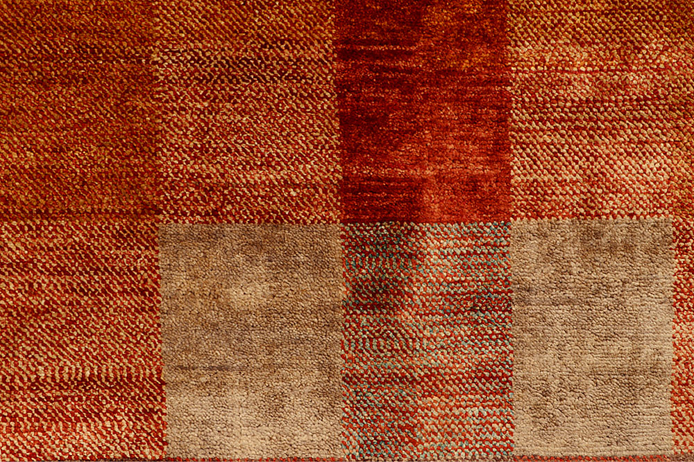 Multi Colored Gabbeh 4' 6 x 6' 7 - No. 55687 - ALRUG Rug Store