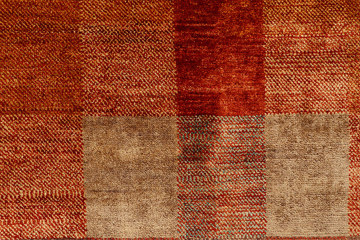 Multi Colored Gabbeh 4' 6 x 6' 7 - No. 55687 - ALRUG Rug Store