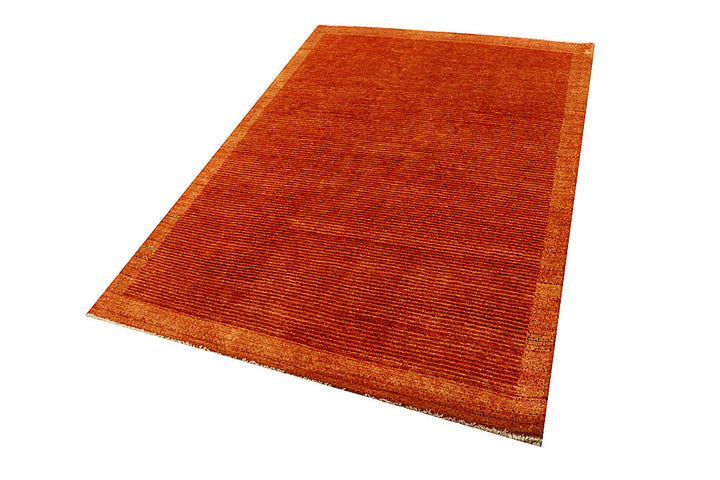 Orange Red Gabbeh 4' 7 x 6' 6 - No. 55688 - ALRUG Rug Store
