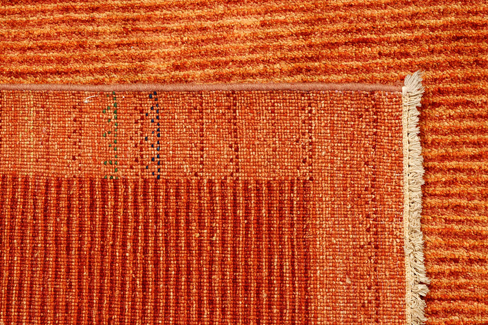 Orange Red Gabbeh 4' 7 x 6' 6 - No. 55688 - ALRUG Rug Store