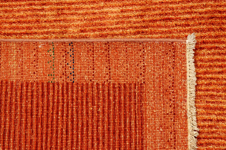 Orange Red Gabbeh 4' 7 x 6' 6 - No. 55688 - ALRUG Rug Store