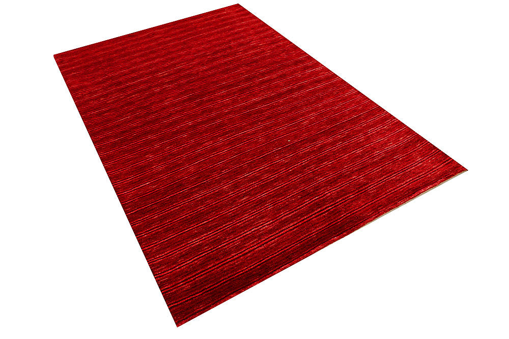 Red Gabbeh 4' 6 x 6' 8 - No. 55689 - ALRUG Rug Store
