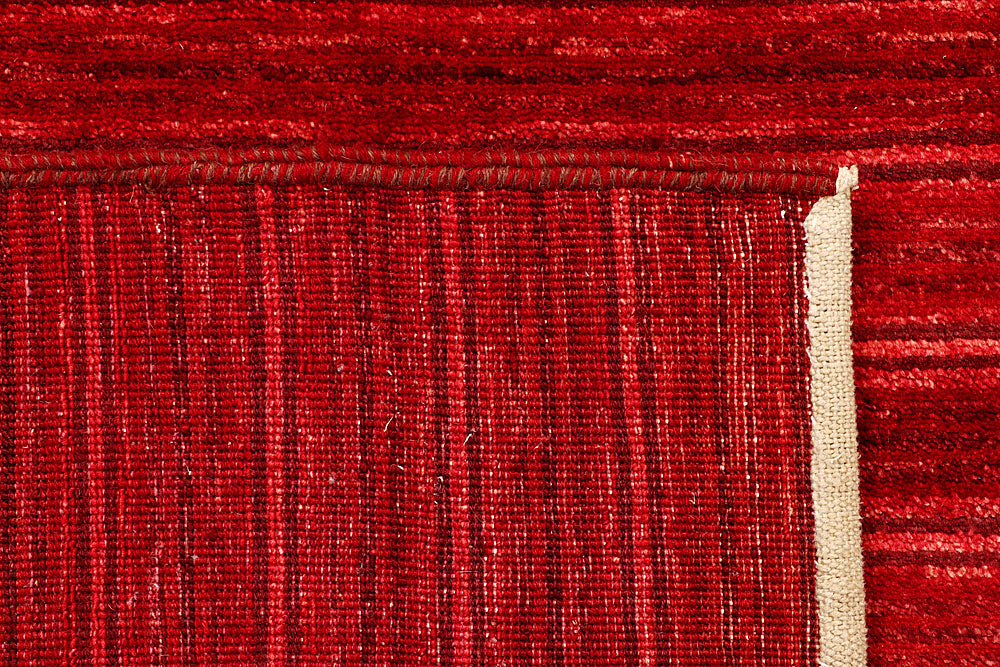 Red Gabbeh 4' 6 x 6' 8 - No. 55689 - ALRUG Rug Store