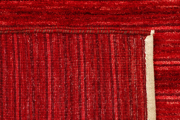 Red Gabbeh 4' 6 x 6' 8 - No. 55689 - ALRUG Rug Store