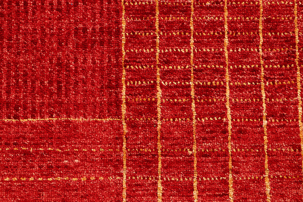 Red Gabbeh 4' 6 x 6' 7 - No. 55690 - ALRUG Rug Store