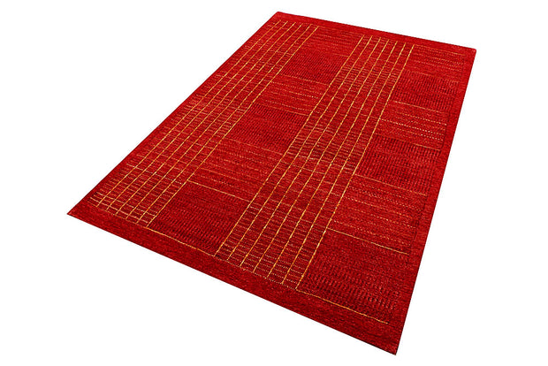 Red Gabbeh 4' 6 x 6' 7 - No. 55690 - ALRUG Rug Store