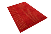 Red Gabbeh 4' 6 x 6' 7 - No. 55690 - ALRUG Rug Store