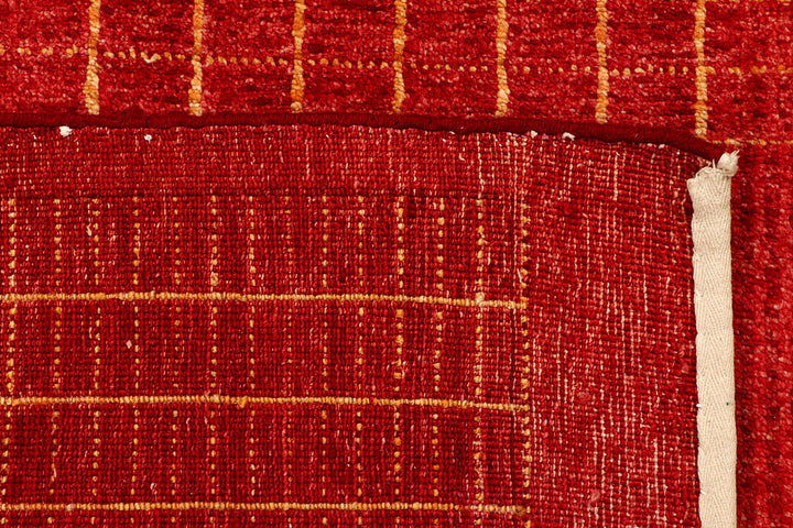 Red Gabbeh 4' 6 x 6' 7 - No. 55690 - ALRUG Rug Store
