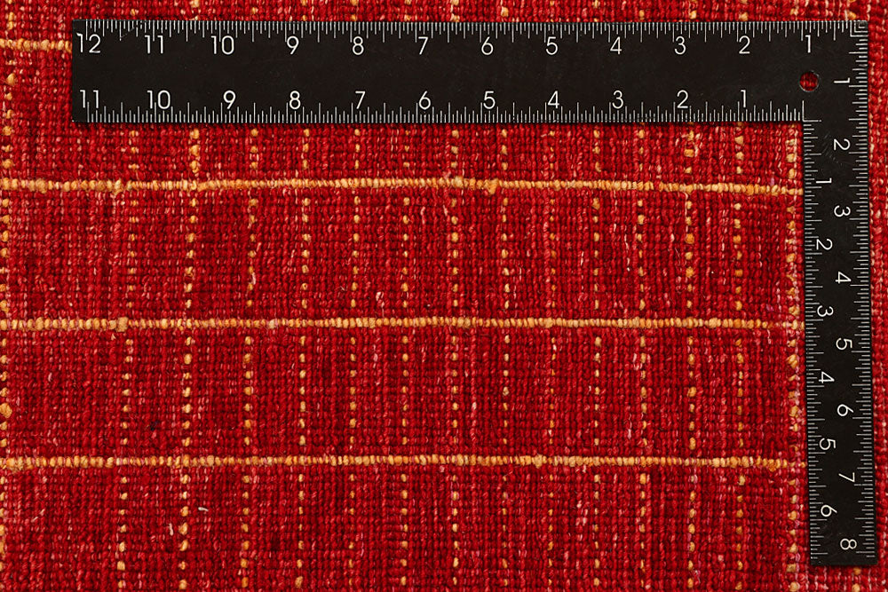 Red Gabbeh 4' 6 x 6' 7 - No. 55690 - ALRUG Rug Store