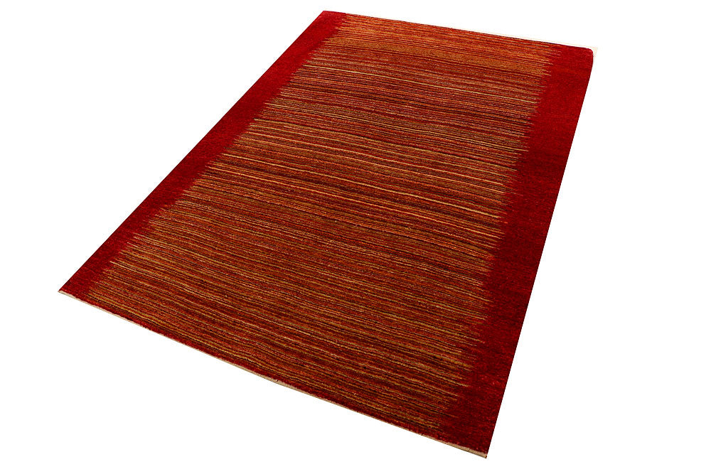 Multi Colored Gabbeh 4' 6 x 6' 6 - No. 55691 - ALRUG Rug Store