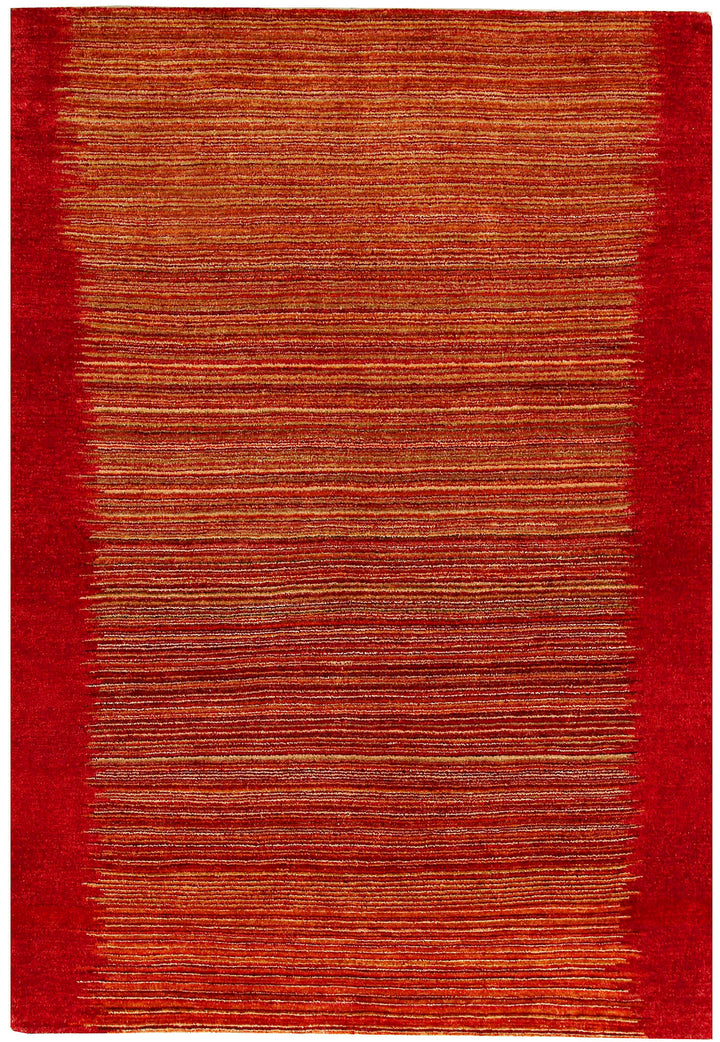 Multi Colored Gabbeh 4' 6 x 6' 6 - No. 55691 - ALRUG Rug Store