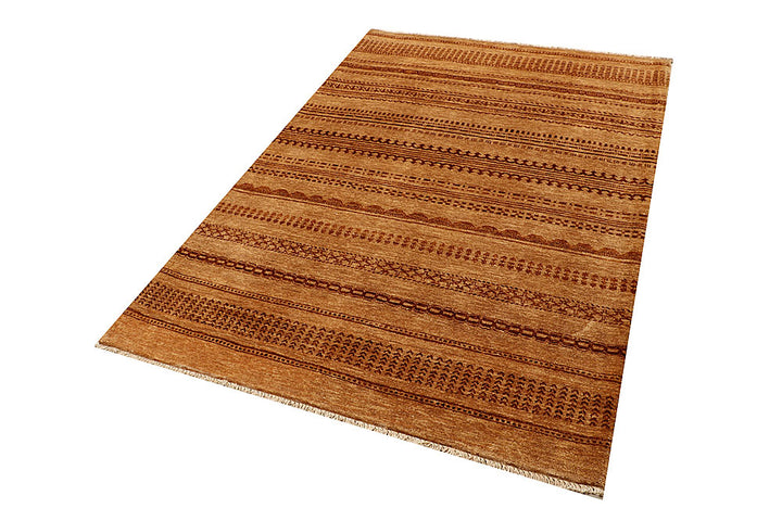 Sandy Brown Gabbeh 4' 7 x 6' 7 - No. 55694 - ALRUG Rug Store