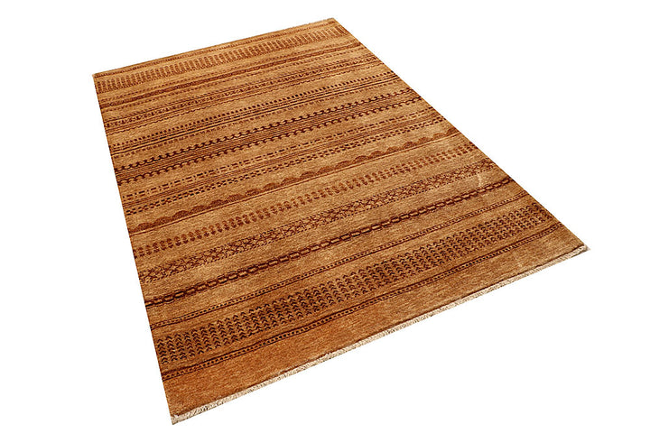 Sandy Brown Gabbeh 4' 7 x 6' 7 - No. 55694 - ALRUG Rug Store