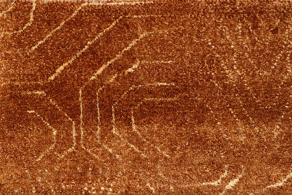 Chocolate Gabbeh 4' 8 x 6' 4 - No. 55695 - ALRUG Rug Store