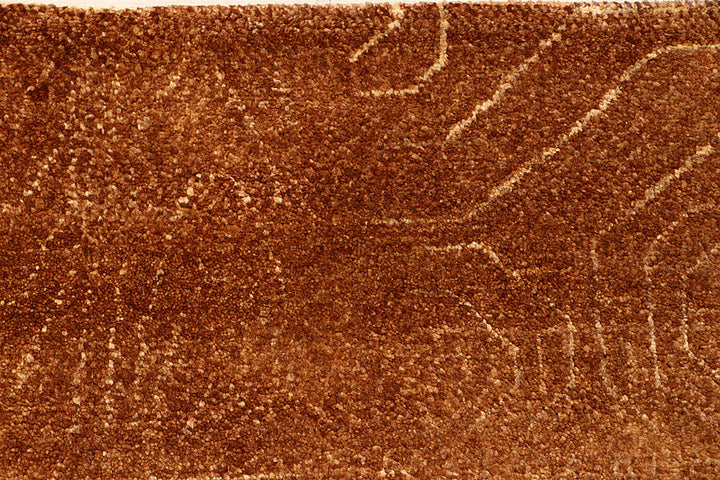 Chocolate Gabbeh 4' 8 x 6' 4 - No. 55695 - ALRUG Rug Store