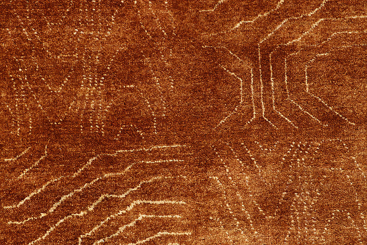 Chocolate Gabbeh 4' 8 x 6' 4 - No. 55695 - ALRUG Rug Store