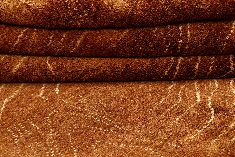 Chocolate Gabbeh 4' 8 x 6' 4 - No. 55695 - ALRUG Rug Store