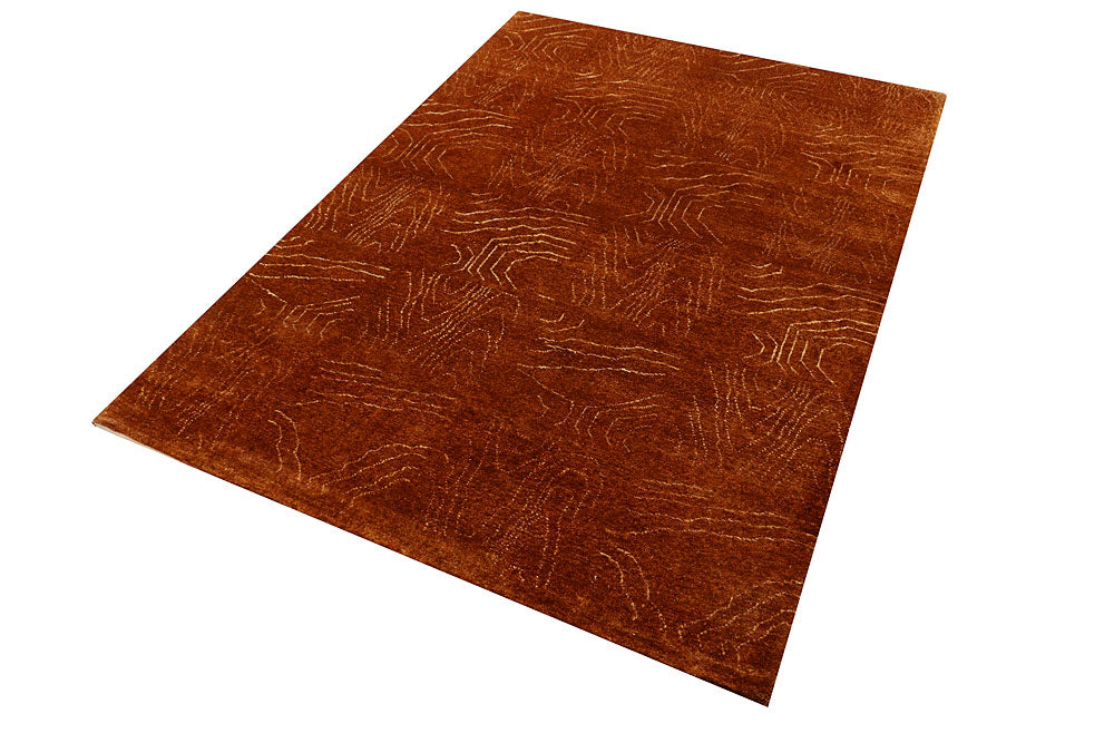 Chocolate Gabbeh 4' 8 x 6' 4 - No. 55695 - ALRUG Rug Store