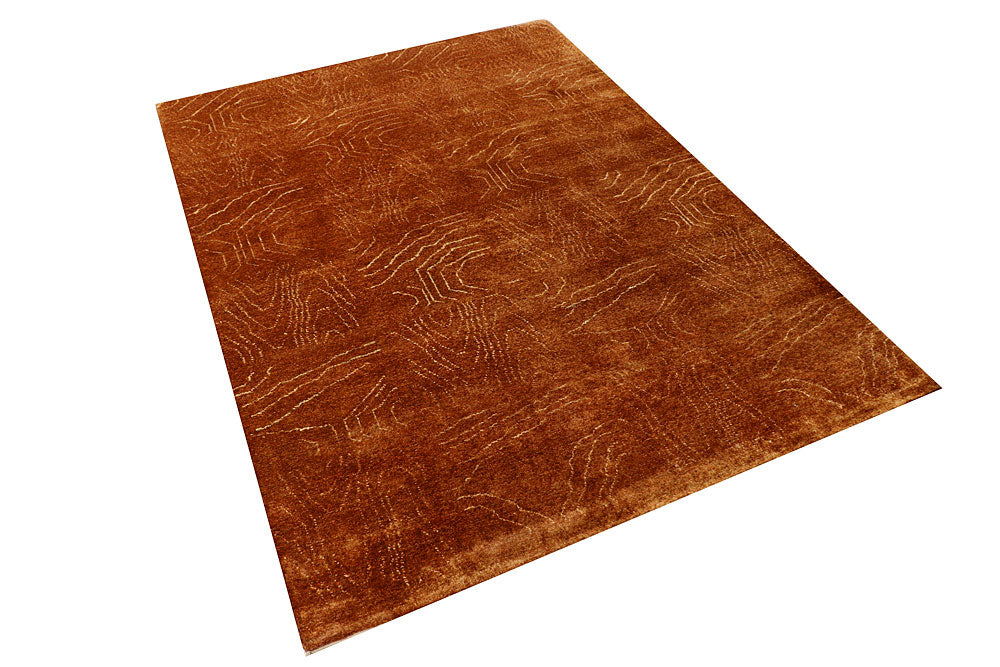 Chocolate Gabbeh 4' 8 x 6' 4 - No. 55695 - ALRUG Rug Store