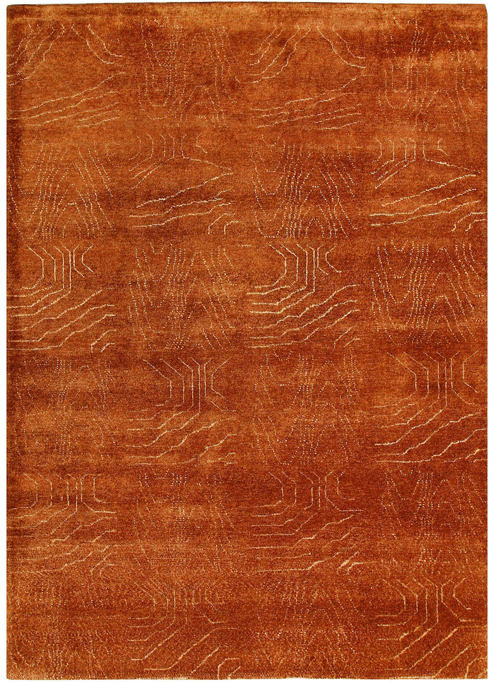 Chocolate Gabbeh 4' 8 x 6' 4 - No. 55695 - ALRUG Rug Store