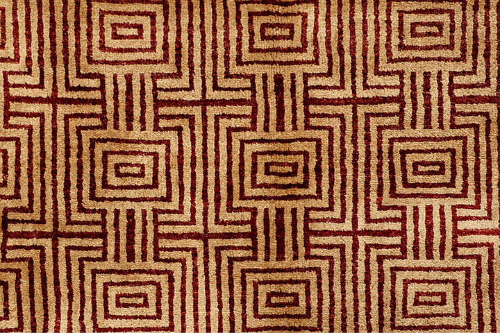 Sandy Brown Gabbeh 5' x 6' 11 - No. 55696 - ALRUG Rug Store