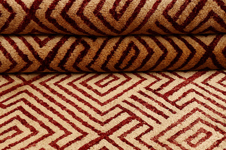 Sandy Brown Gabbeh 5' x 6' 11 - No. 55696 - ALRUG Rug Store