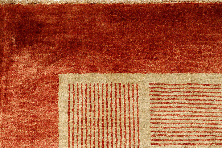 Tan Gabbeh 4' 5 x 6' 9 - No. 55698 - ALRUG Rug Store