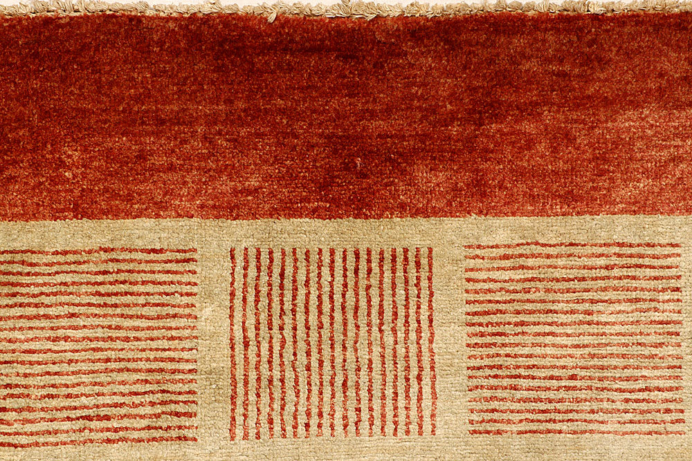 Tan Gabbeh 4' 5 x 6' 9 - No. 55698 - ALRUG Rug Store