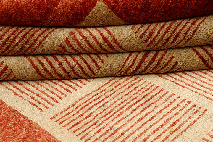 Tan Gabbeh 4' 5 x 6' 9 - No. 55698 - ALRUG Rug Store