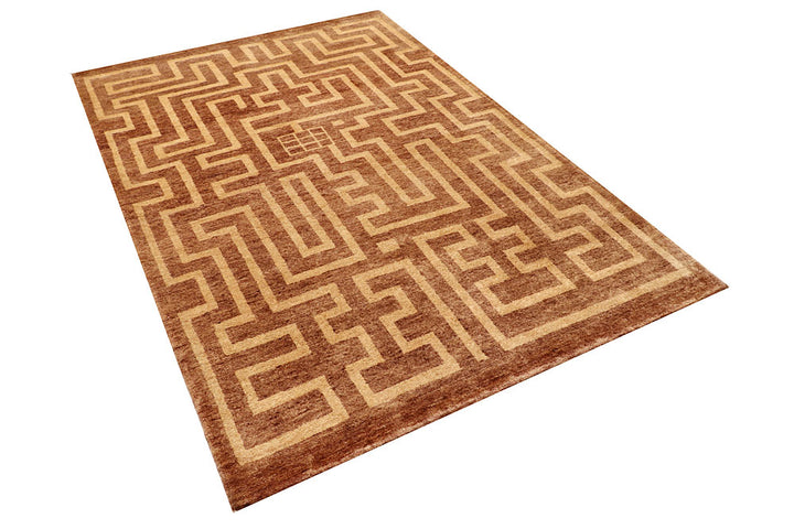 Sienna Gabbeh 4' 7 x 6' 8 - No. 55699 - ALRUG Rug Store