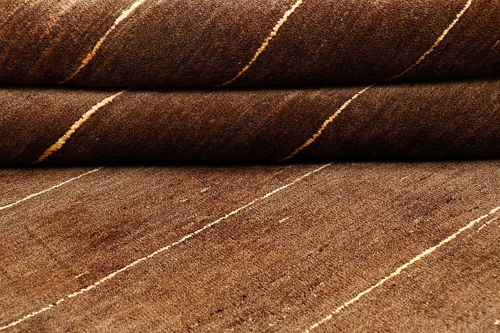 Saddle Brown Gabbeh 4' 7 x 6' 4 - No. 55700 - ALRUG Rug Store