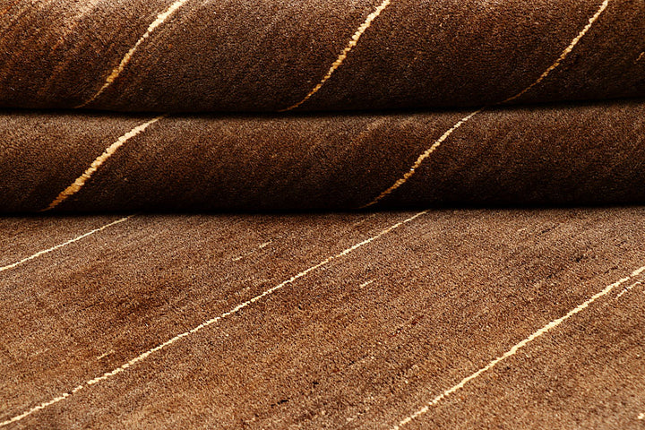 Saddle Brown Gabbeh 4' 7 x 6' 4 - No. 55700 - ALRUG Rug Store