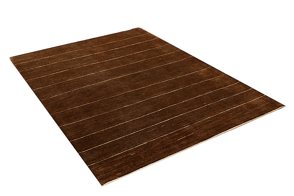 Saddle Brown Gabbeh 4' 7 x 6' 4 - No. 55700 - ALRUG Rug Store