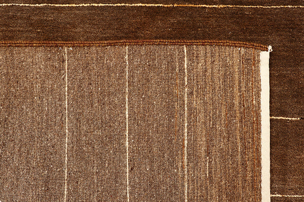 Saddle Brown Gabbeh 4' 7 x 6' 4 - No. 55700 - ALRUG Rug Store