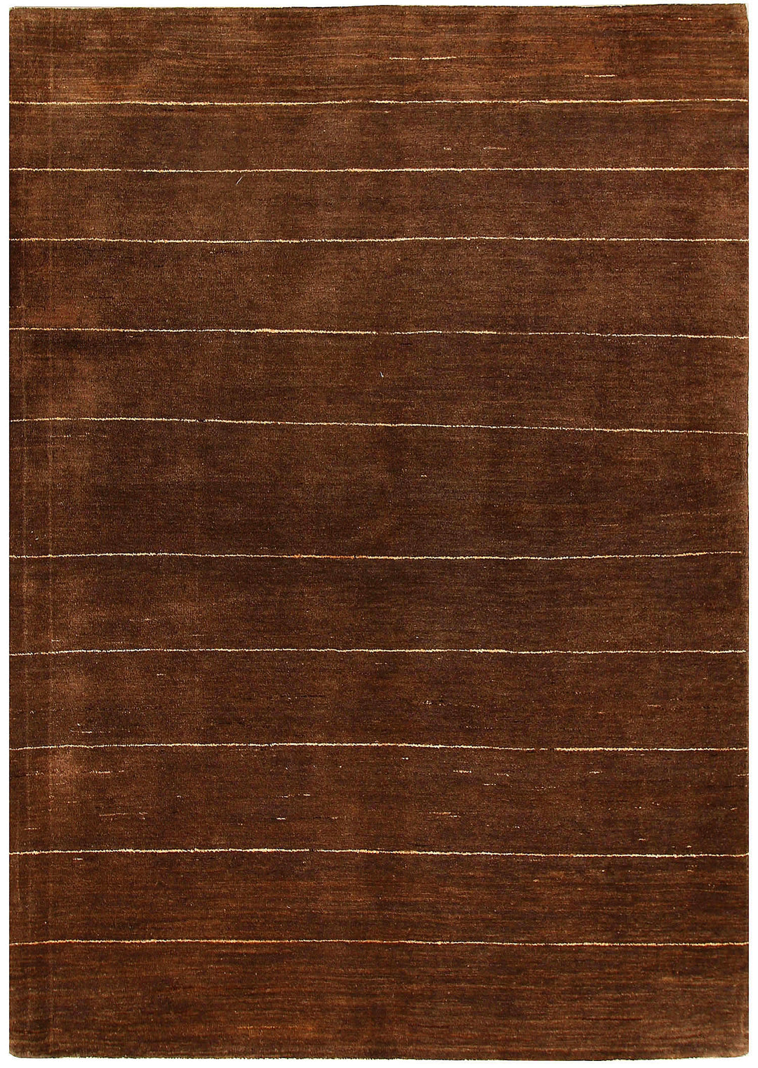 Saddle Brown Gabbeh 4' 7 x 6' 4 - No. 55700 - ALRUG Rug Store