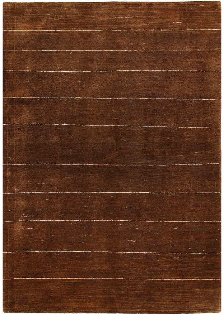 Saddle Brown Gabbeh 4' 7 x 6' 4 - No. 55700 - ALRUG Rug Store