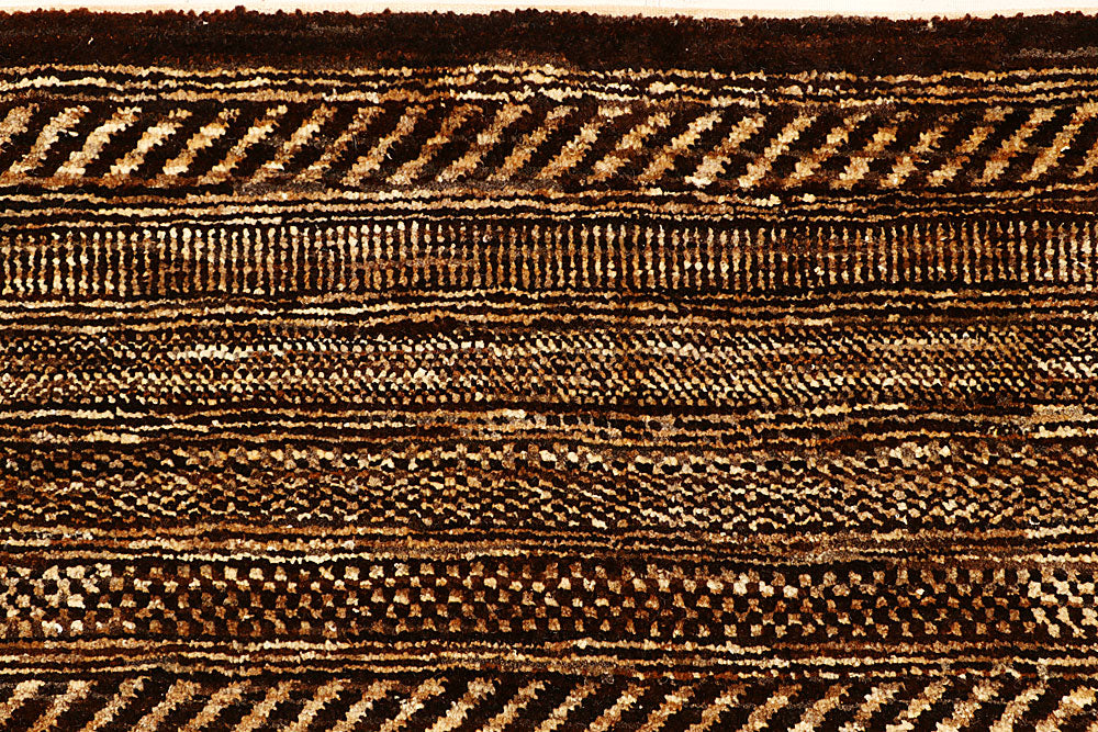 Saddle Brown Gabbeh 4' 7 x 6' 9 - No. 55701 - ALRUG Rug Store