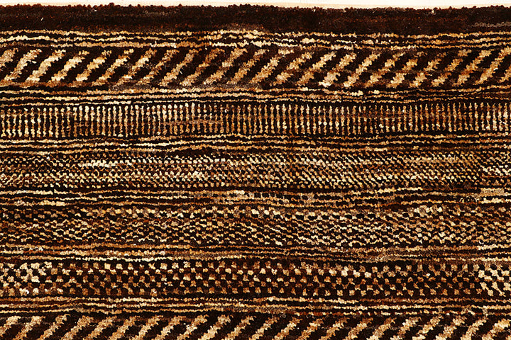 Saddle Brown Gabbeh 4' 7 x 6' 9 - No. 55701 - ALRUG Rug Store