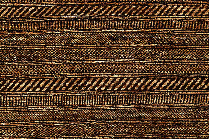 Saddle Brown Gabbeh 4' 7 x 6' 9 - No. 55701 - ALRUG Rug Store