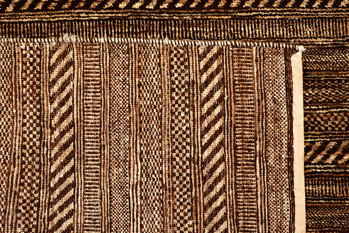 Saddle Brown Gabbeh 4' 7 x 6' 9 - No. 55701 - ALRUG Rug Store