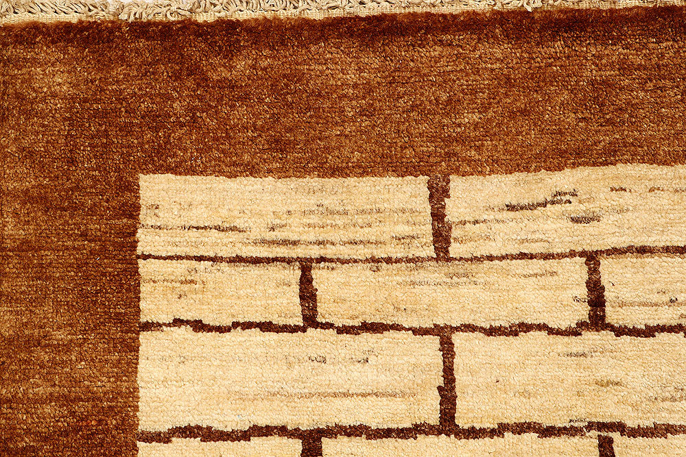 Navajo White Gabbeh 4' 6 x 6' 5 - No. 55702 - ALRUG Rug Store