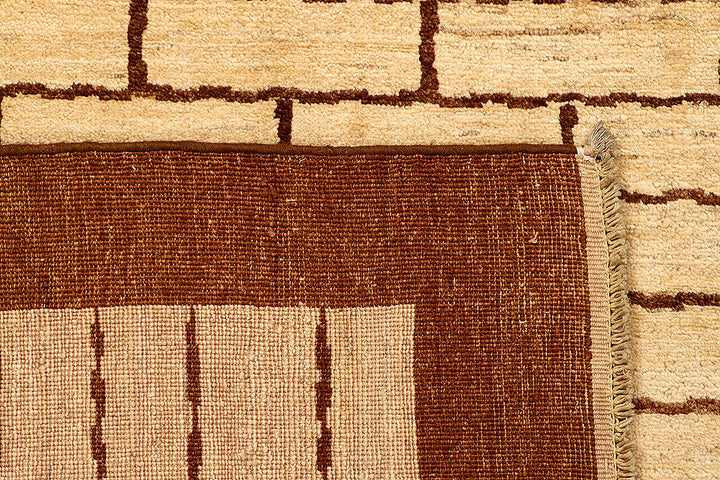 Navajo White Gabbeh 4' 6 x 6' 5 - No. 55702 - ALRUG Rug Store