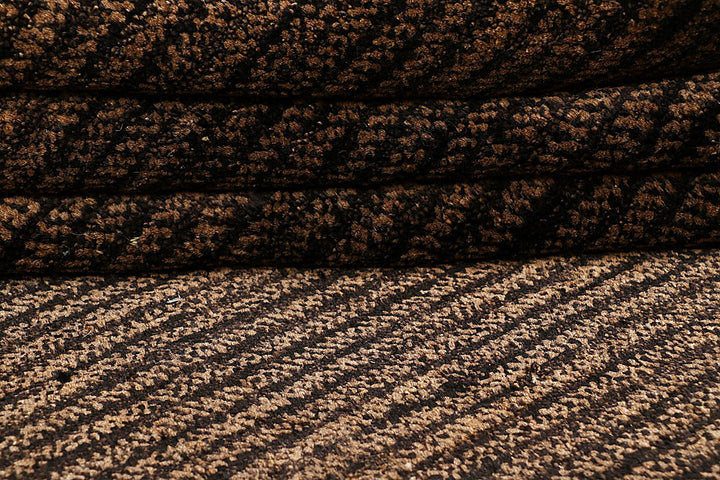 Saddle Brown Gabbeh 4' 6 x 6' 11 - No. 55703 - ALRUG Rug Store