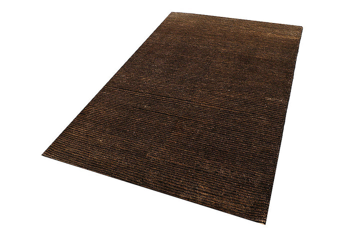 Saddle Brown Gabbeh 4' 6 x 6' 11 - No. 55703 - ALRUG Rug Store