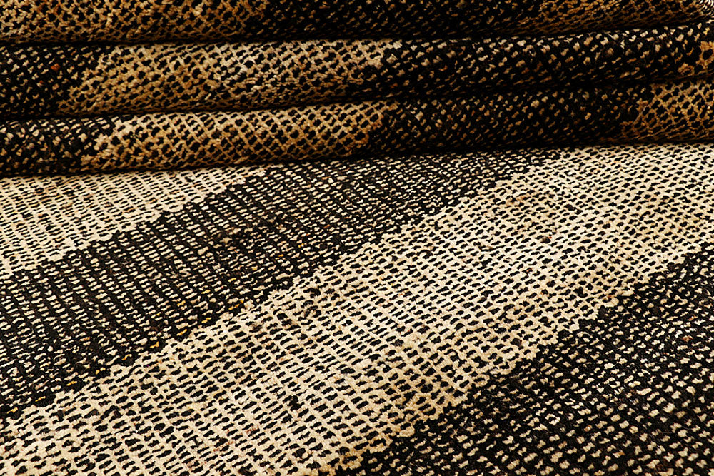 Tan Gabbeh 4' 6 x 6' 7 - No. 55705 - ALRUG Rug Store