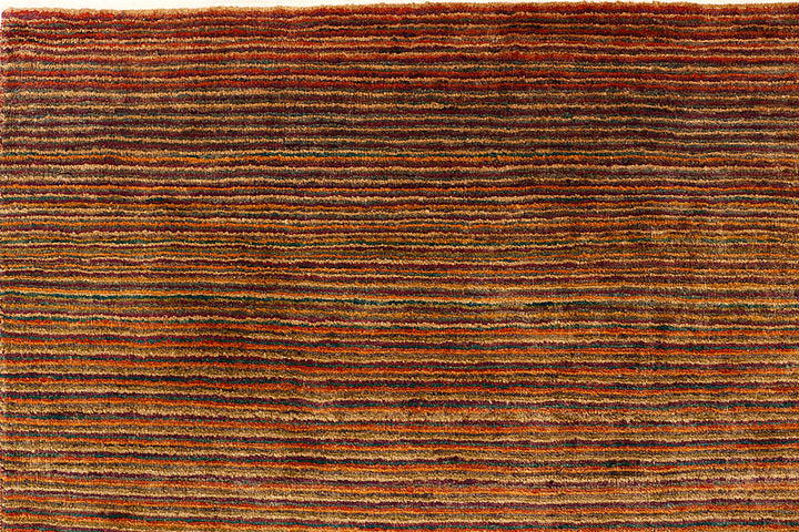 Multi Colored Gabbeh 4' 6 x 6' 5 - No. 55709 - ALRUG Rug Store